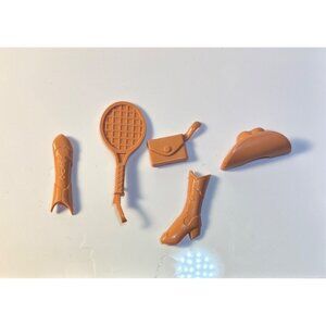 Tomy Flip and Fold Accessories 5 Pieces Vintage 1980's